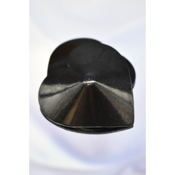 Nipple Métal noir Cache tétons cœur 